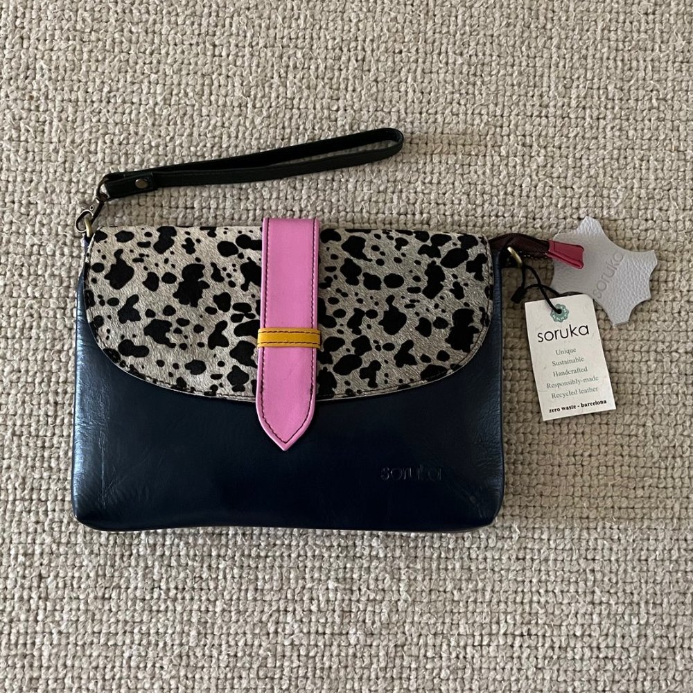 NWT Soruka Leather Convertible Bag